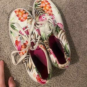 Floral vans